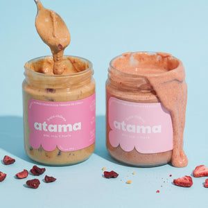 Mantequilla de maní sin azúcar añadida: Pink y Crunch