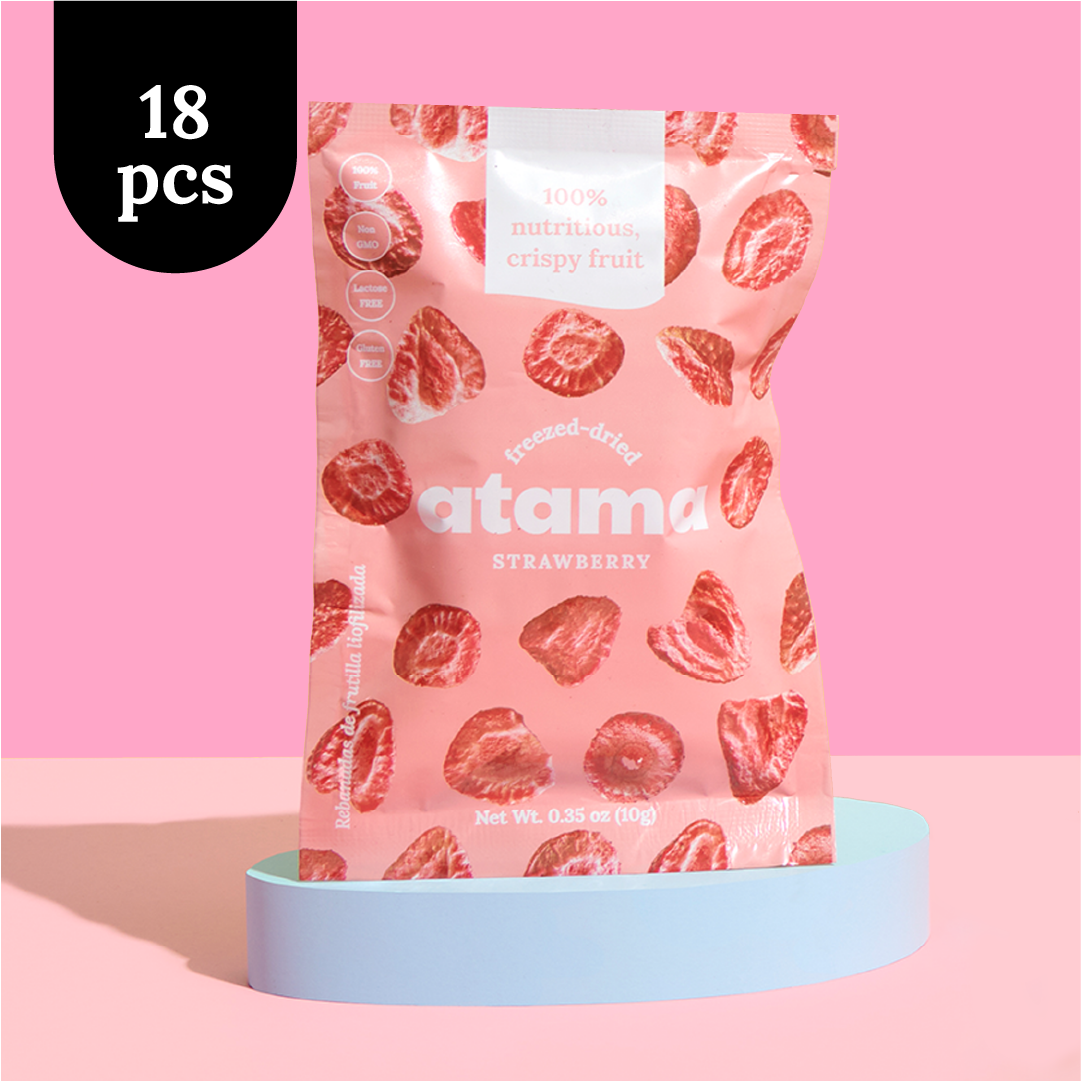 18 Pack Frutilla Crujiente